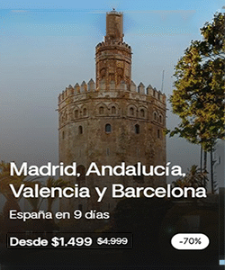 Madrid, Andalucia, Valencia y Barcelona